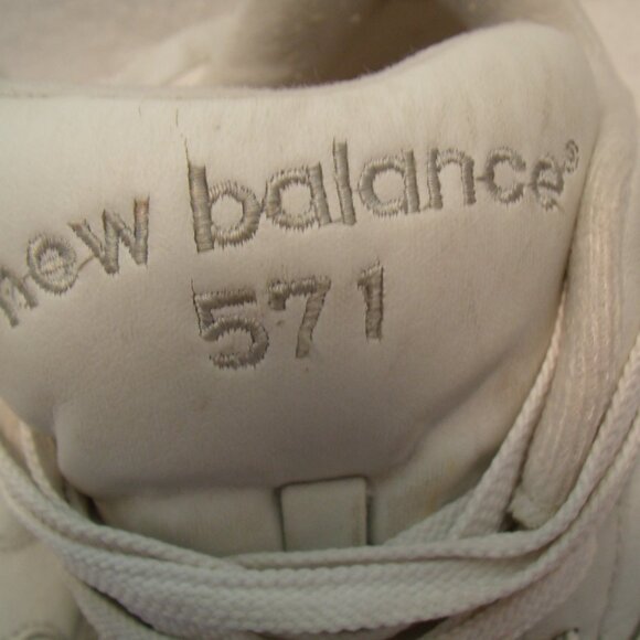 New Balance 571 walking  sneakers in white size 9 1/2 - Picture 2 of 10